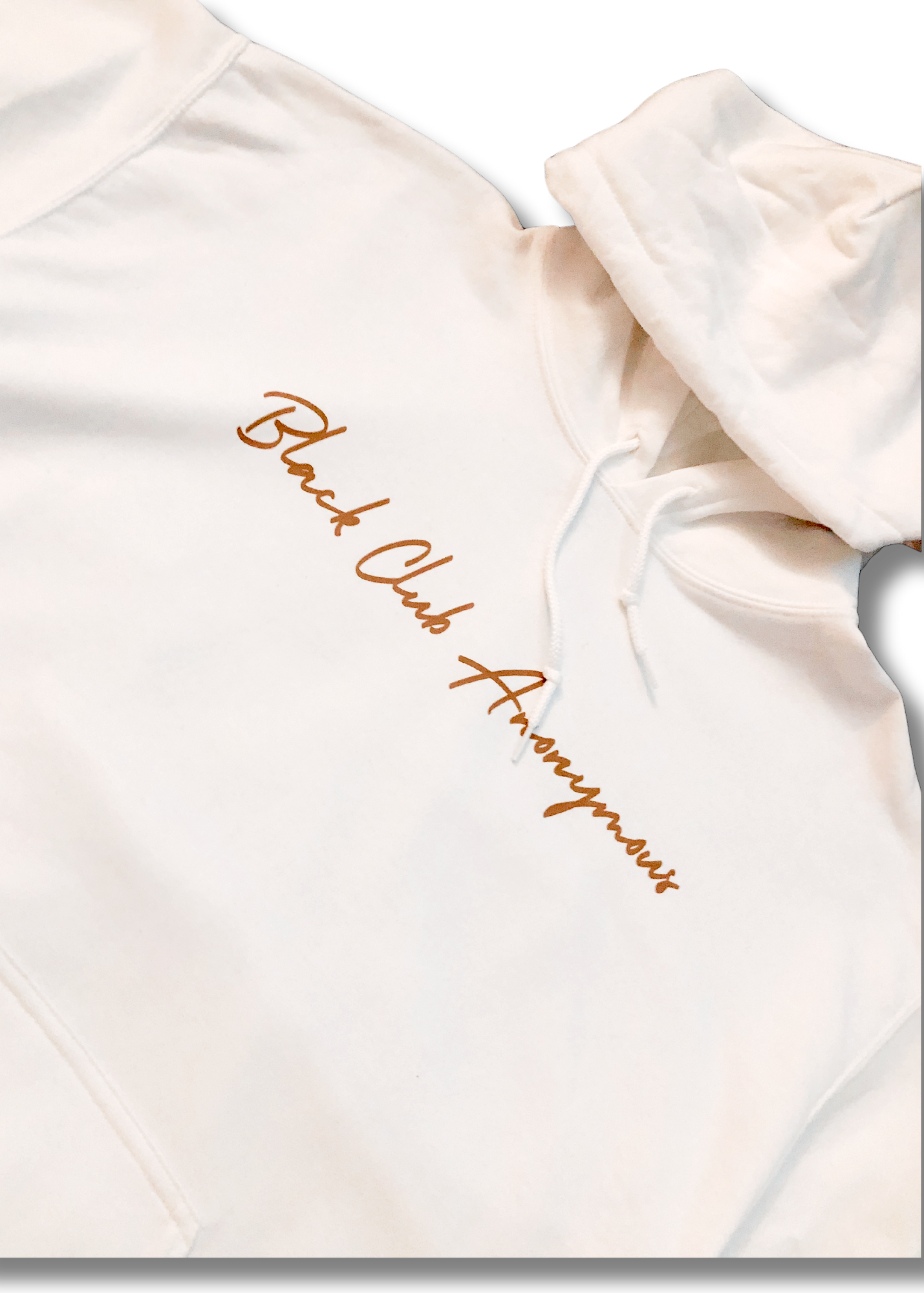White & Gold Hoodie (with logo)