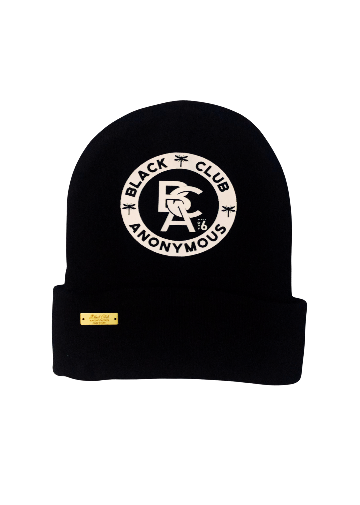 Black BCA Beanie (big logo)