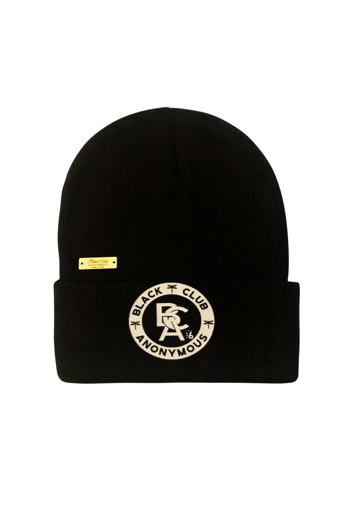 Black BCA Beanie (small logo)