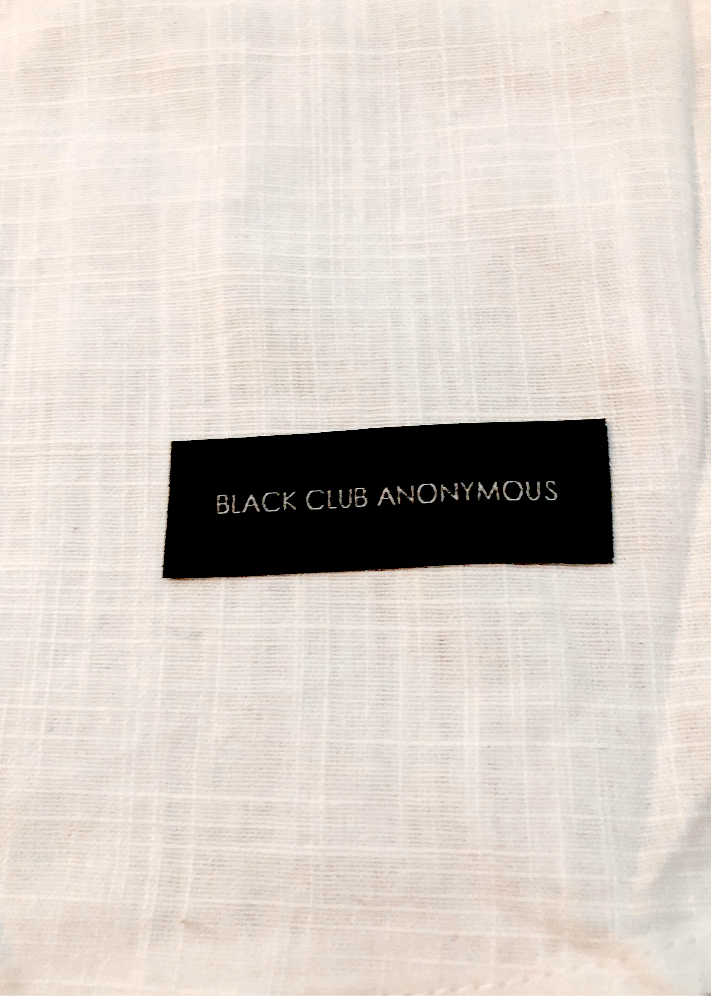 White BCA Linen Shirt (w/ Logo)