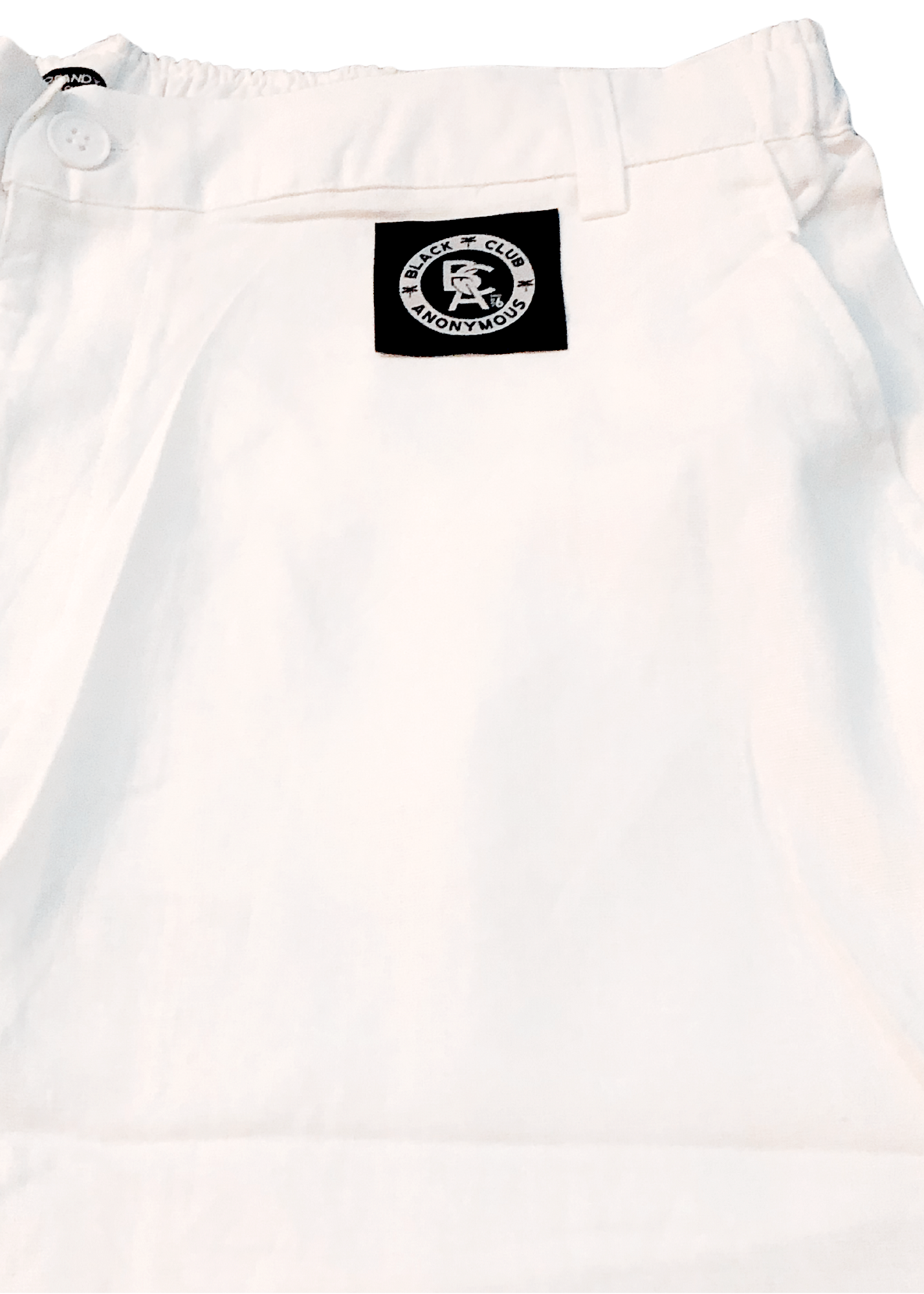 White BCA Linen Pant (w/ Logo)