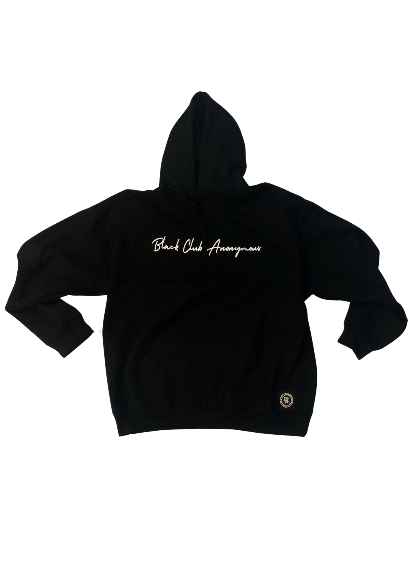 Black Hoodie (with white logo)