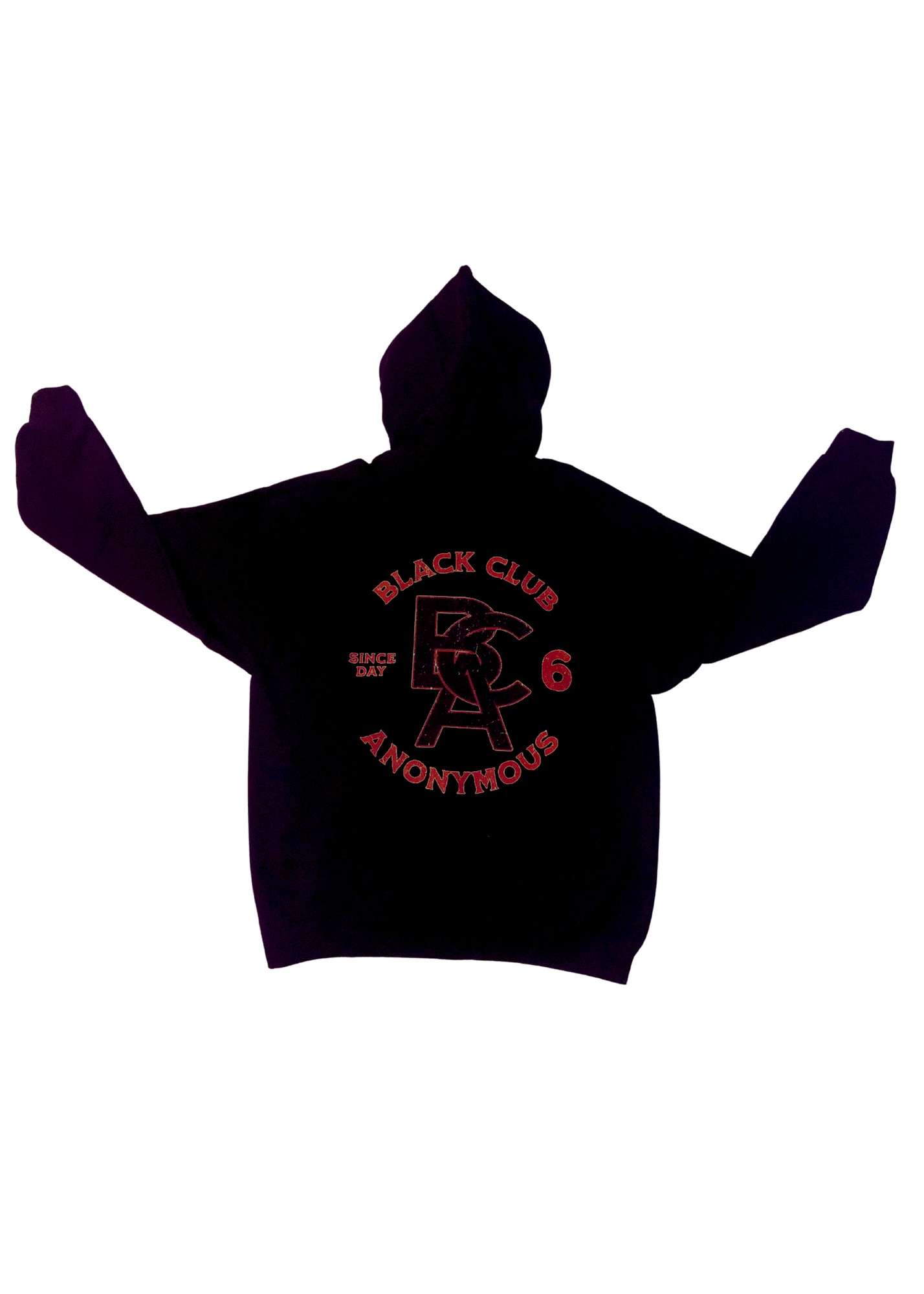 Black Hoodie (with red logo)