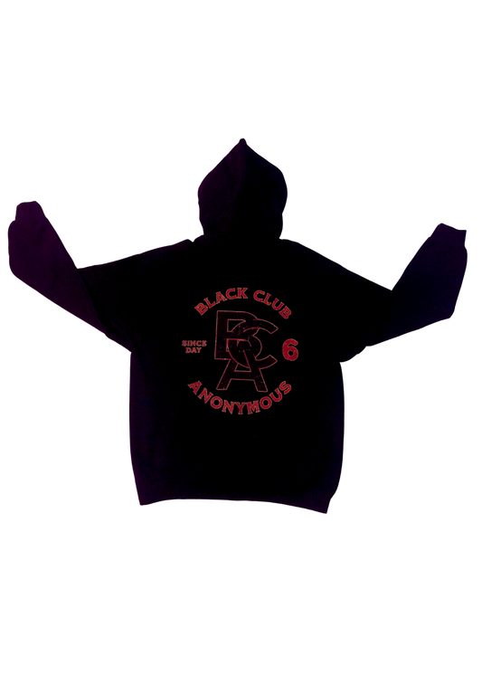Black Hoodie (with red logo)
