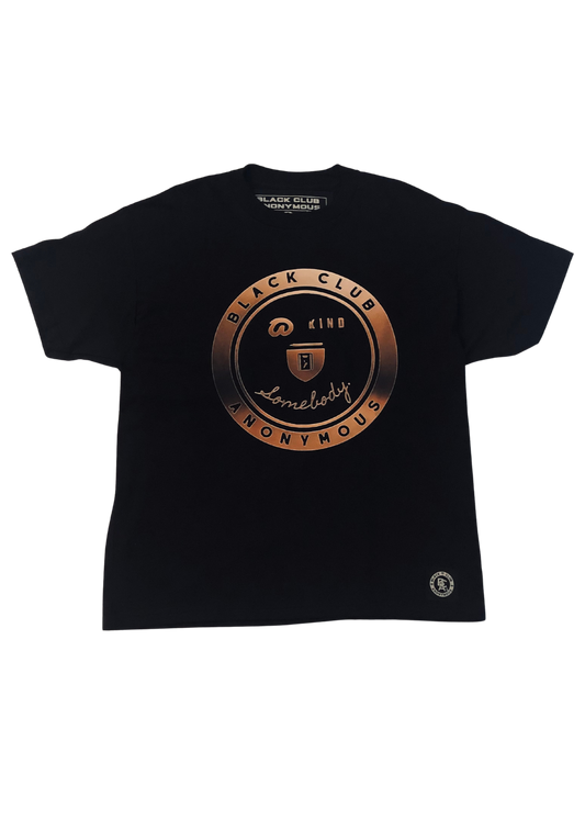 Black T-Shirt (Bronze logo)
