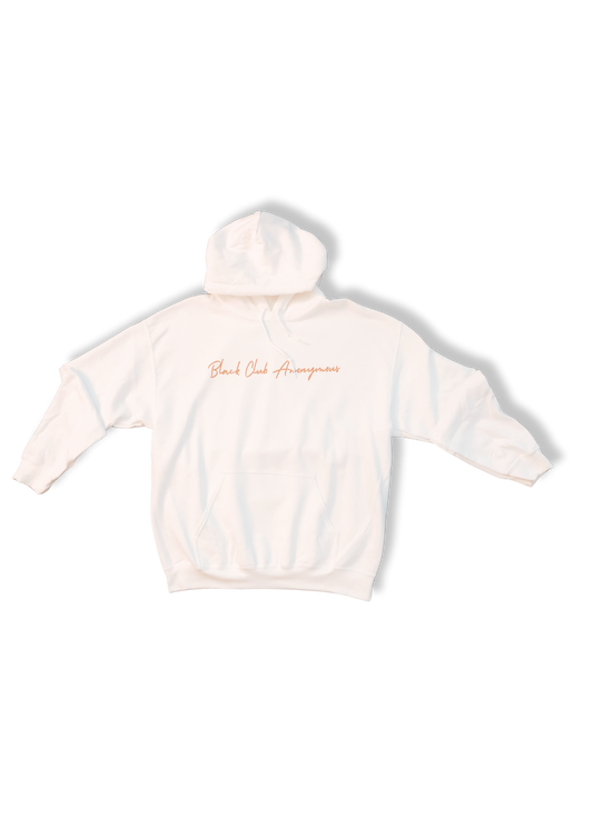 White & Gold Hoodie (with logo)