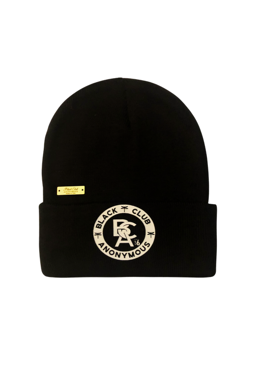 Black BCA Beanie (small logo)