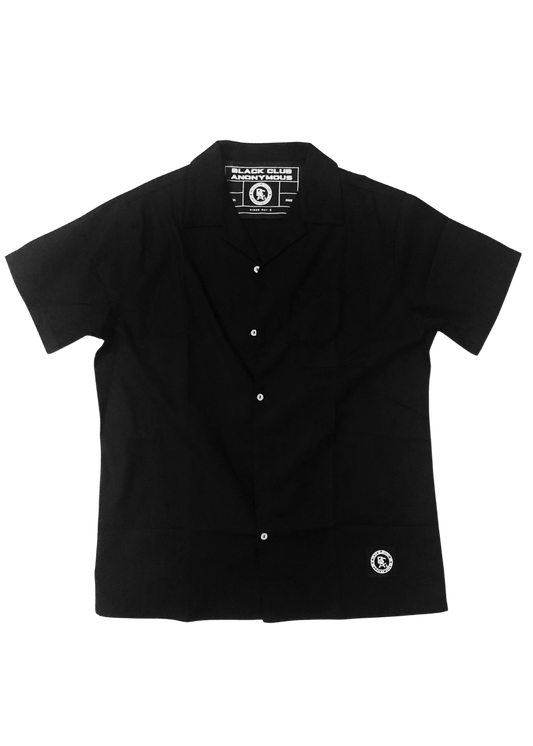 Black BCA Linen Shirt (w/ Logo)